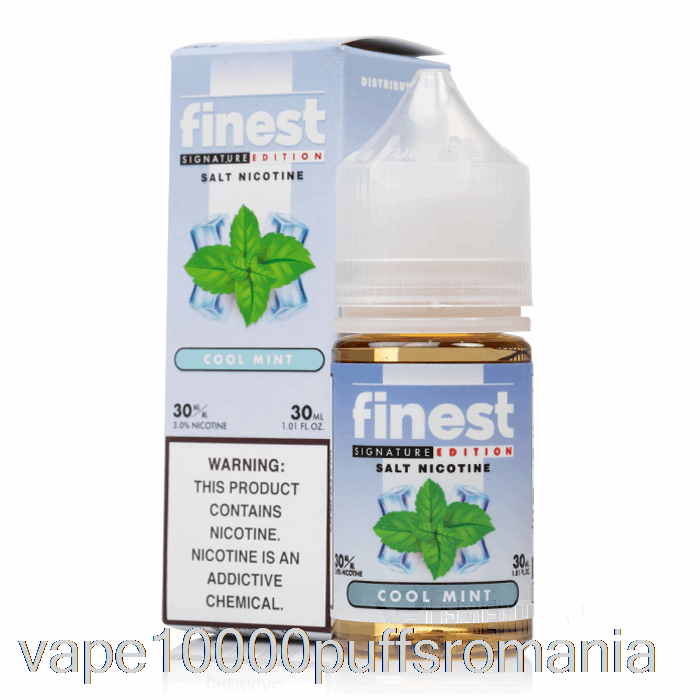 Vape Romania Cool Mint - The Finest Signature Edition Sare Nic - 30ml 30mg